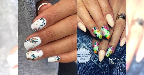 Kwiaty na paznokciach – top 21 pomysłów na letni manicure