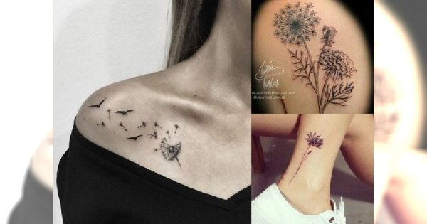 Tatuaż dmuchawiec - najpiękniejsze pomysły na ten ultramodny motyw!