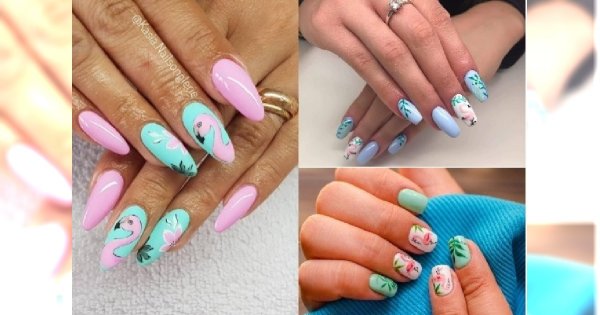 Manicure 2018: Flamingi powracają! Zobacz najpiękniejsze zdobienia z flamingami na lato
