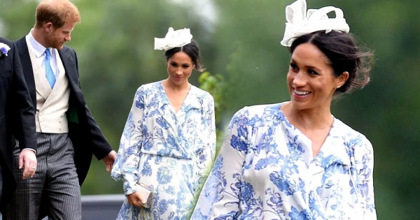Meghan i Harry na ślubie kuzynki. Kreacja księżnej nie zachwyciła... "NAJGORSZA, jak do tej pory!"