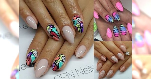 Różnorodne pomysły na letni manicure - 27 ślicznych zdobień
