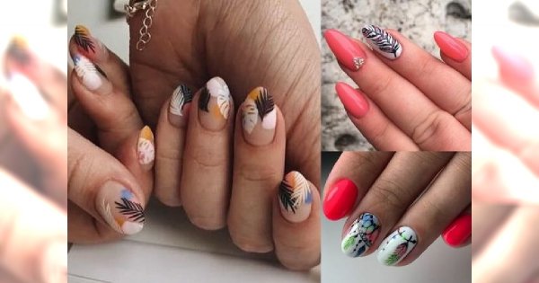 Feather manicure - supermodne zdobienia paznokci z motywem piórka