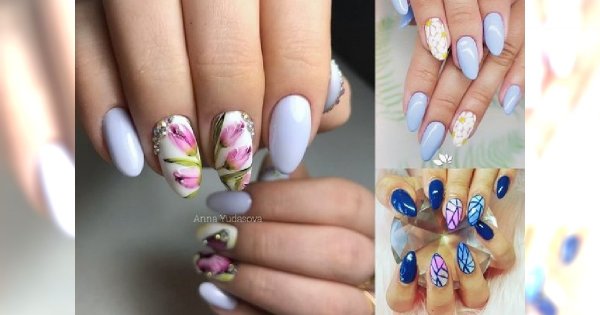 Blue nails na lato – najpiękniejsze stylizacje paznokci 2018