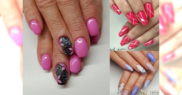Letnie hybrydy z modnymi wzorkami - 25 pomysłów na urzekający manicure