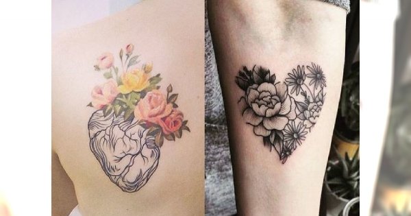 Tatuaże serce - najpiękniejsze wzory anatomiczne i tradycyjne