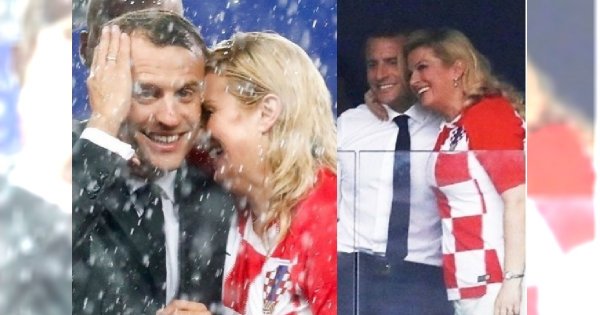 Emmanuel Macron i pani prezydent Chorwacji mają się ku sobie?! Te zdjęcia z finału Mundialu są hitem sieci!