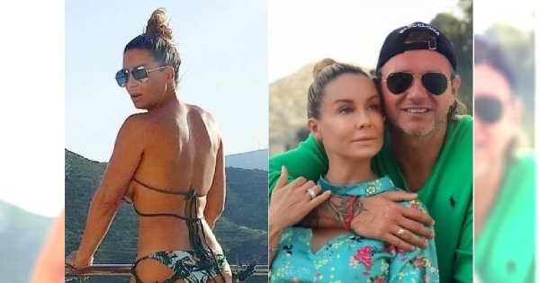 Małgorzata Rozenek odpoczywa na wakacjach. Fani zwrócili uwagę na spodenki Radosława. "Coś przebija"