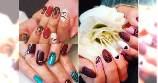 Manicure ze SPŁYWAJĄCĄ CZEKOLADĄ to hit sieci! Jesteście na tak czy na nie?