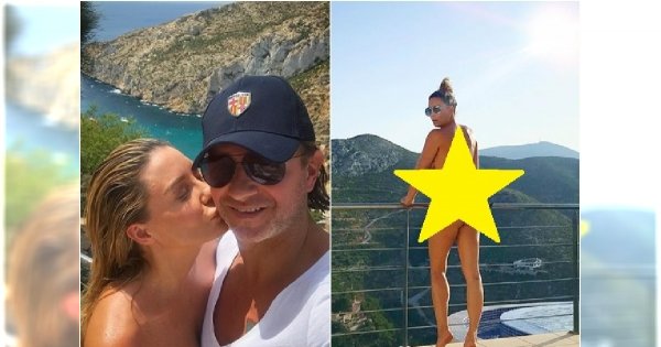 ALE CIAŁO! Półnaga Rozenek pozuje w bikini. Jej ciało zakrywają tylko cienkie troczki