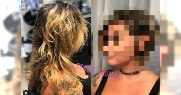 Ta fryzjerka czyni cuda! Fantastycznie odmieniła zniszczone włosy klientki