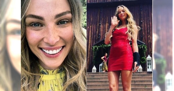 Weronika Książkiewicz pozuje w bikini. Ale uwagę przyciąga coś innego. "Jedno z najlepszych zdjęć tego typu"