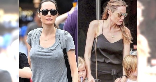 Angelina Jolie waży TYLKO 34 KG! "Jest emocjonalnym i fizycznym wrakiem, skóra na jej ciele zwisa, a kości są kruche"