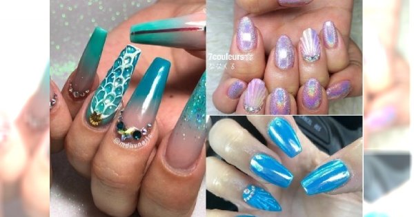 Manicure 2018: Nie zgadniecie, co jest teraz hitem na Instagramie! Manicure inspirowany SYRENĄ!