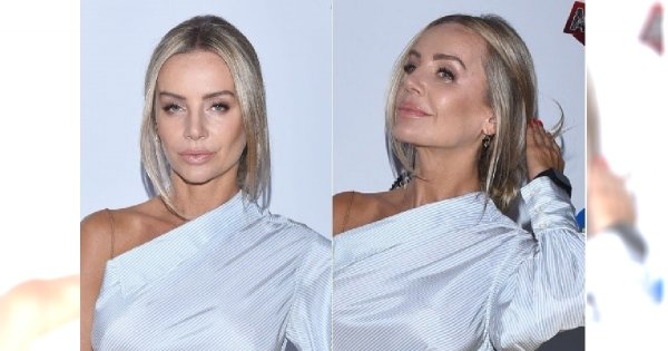 Agnieszka Woźniak-Starak na konferencji "Ameryka Express" wyglądała świetnie, ale my patrzymy na jej TWARZ. Czy to już PRZESADA?