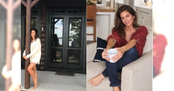 Cindy Crawford pozuje z mężem. Zobaczcie, jaka piękna z nich para!