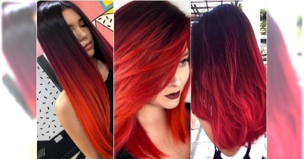 Włosy ombre w ożywczych kolorach. 20 pomysłów na zachwycającą jesienną koloryzację