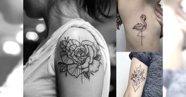 Geometryczne tatauaże, w których się zakochasz! [GALERIA]