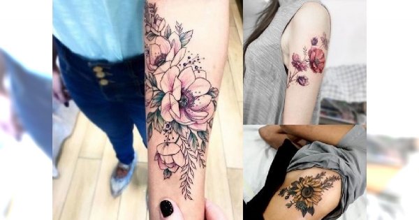 Flowers tattoos - najciekawsze kobiece wzory, które nigdy nie wyjdą z mody