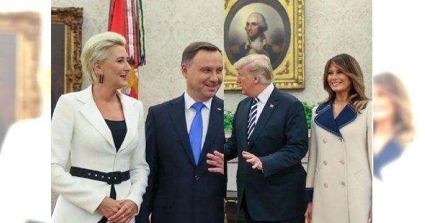 Melania Trump i Agata Duda na jednym spotkaniu! Która wyglądała lepiej?