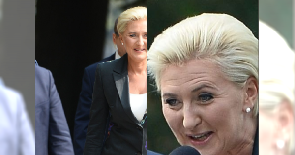 Aata Duda zaszalała! Tutaj jeszcze jest OK, ale PADNIECIE, gdy zobaczycie resztę jej stylizacji!