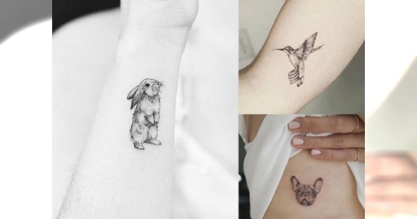Animal tattoos - prześliczne małe tatuaże, które skradną Ci serce!