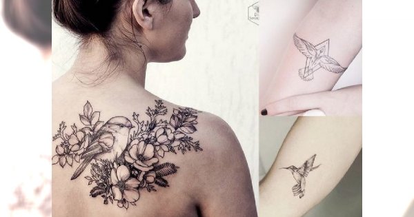 40 pomysłów na bird tattoos - galeria kobiecych i oryginalnych wzorów