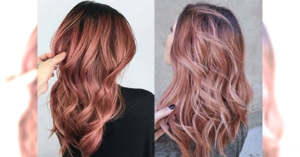 Rose gold - stylowa koloryzacja włosów dla blondynek i szatynek