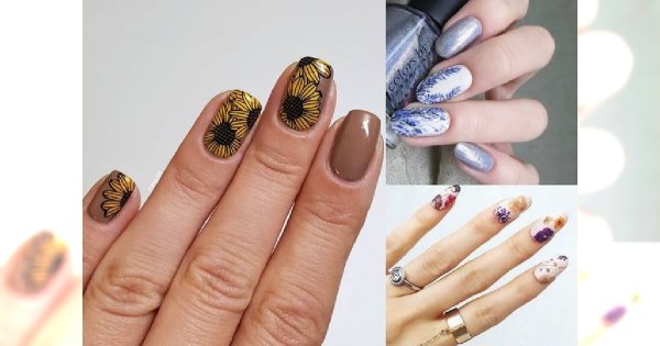 20 pomysłów na kwiatowy manicure - galeria stylowych zdobień