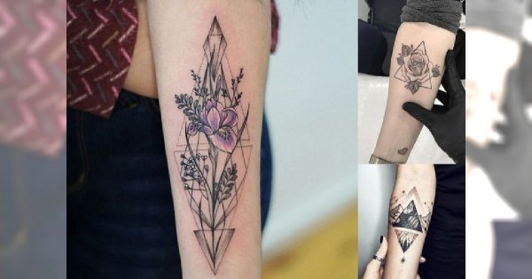 Geometryczne tatuaże - najpiękniejsze wzory z sieci! [GALERIA]
