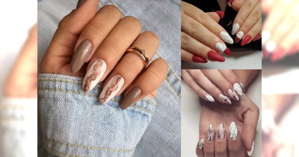 Marmurkowy manicure - przeglądamy najnowsze trendy