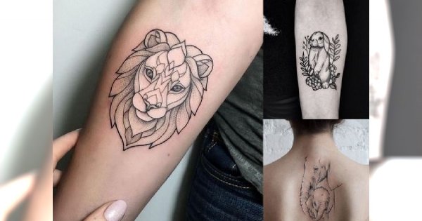 Animal tattoos - te wzory skradną Ci serce! [GALERIA]