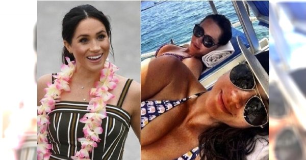 Ciężarna Meghan Markle na plaży. A jak wygląda w bikini? Szkoda, że zakrywa takie ciało!