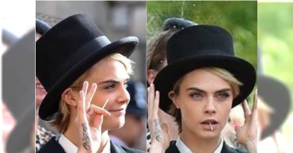 Cara Delevigne ZŁAMAŁA ZASADY na ślubie księżniczki! Nie zgadniecie, co miała na sobie