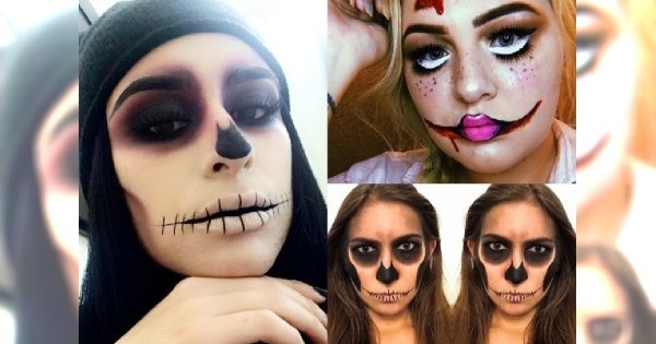 Makijaż na Halloween! Zobacz, jak wykonać prosty makabryczny make up na ostatnią chwilę!