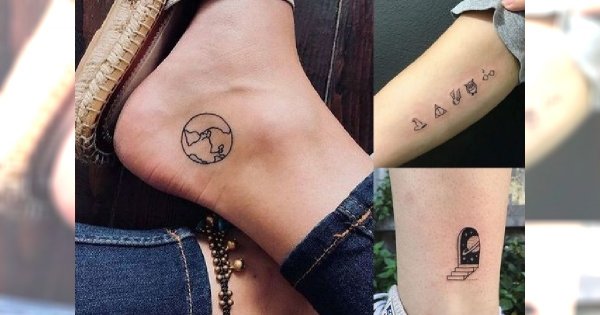 Small tattoos - 30 pomysłowych propozycji na mikrotatuaże dla kobiet