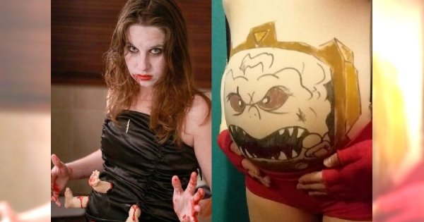 Ciąża jak z HORRORU? Te mamy uczyniły z ciążowego brzuszka część halloweenowego kostiumu! Uwaga, niektóre stroje są dość drastyczne!