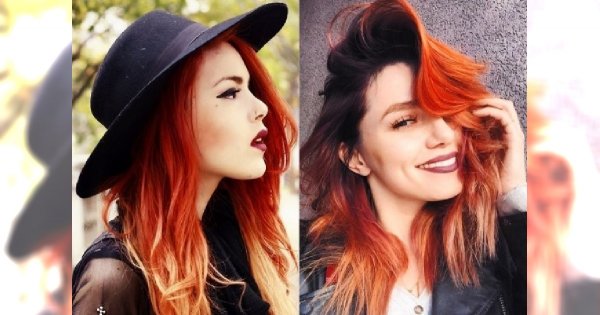 Pamiętacie modny kolor włosów PUMPKIN SPICE? Teraz wraca w rewelacyjnej wersji ombre. CUDO!