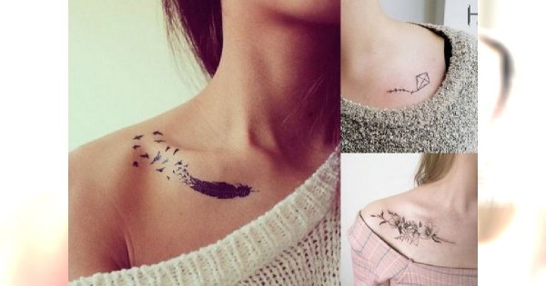Tatuaże na obojczyk - galeria inspirujących, niepowtarzalnych wzorów dla kobiet