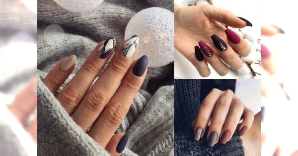 Matowy manicure w 25 odsłonach - galeria ślicznych stylizacji