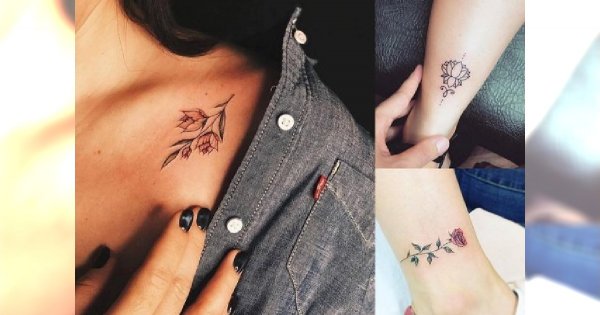 Małe tatuaże - 25 dziewczęcych wzorów, które Cię urzekną
