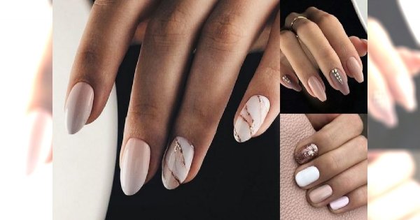 Jesienny nude manicure - 20 najpiękniejszych pomysłów na stylizacje paznokci