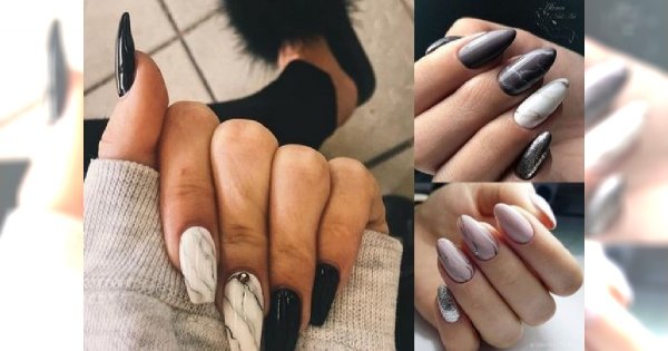 Marmurkowy manicure - przeglądamy najgorętsze trendy