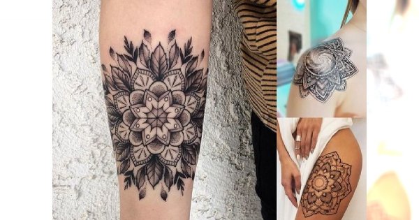 Top 30 pomysłów na tatuaż mandala - galeria ślicznych wzorów dla kobiet