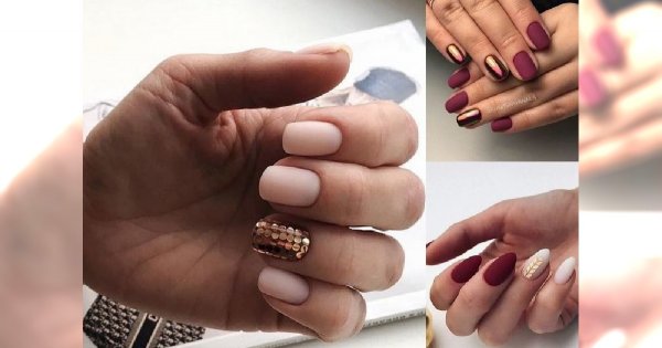 Matowy manicure - galeria ciekawych i modnych zdobień