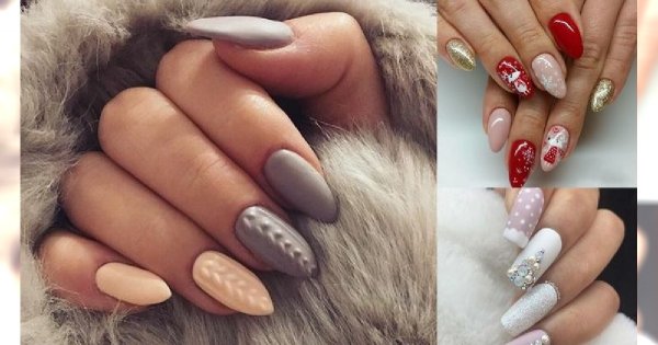 Świąteczny manicure - galeria wyjątkowych i uroczych wzorków 2018/2019