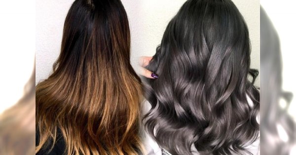 Modny kolor włosów dla brunetek: CHARCOAL LAVENDER. Jasna karnacja go pokocha!