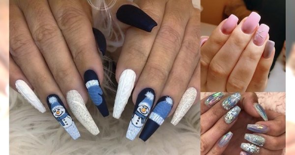 Śnieżny manicure - 21 propozycji na śliczne, zimowe zdobienia