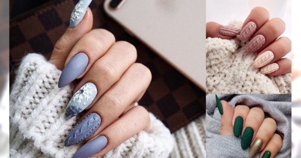 24 pomysły na sweterkowy manicure - galeria ślicznych zdobień