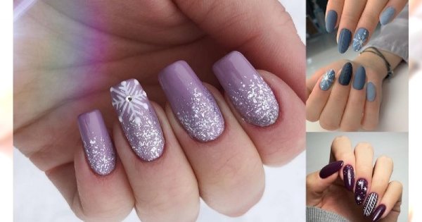 19 propozycji na śnieżny manicure - galeria ślicznych, zimowych zdobień
