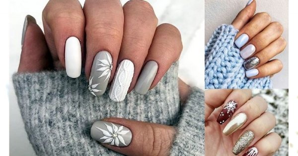 20 zimowych pomysłów na stylowy manicure - trendy 2018/2019